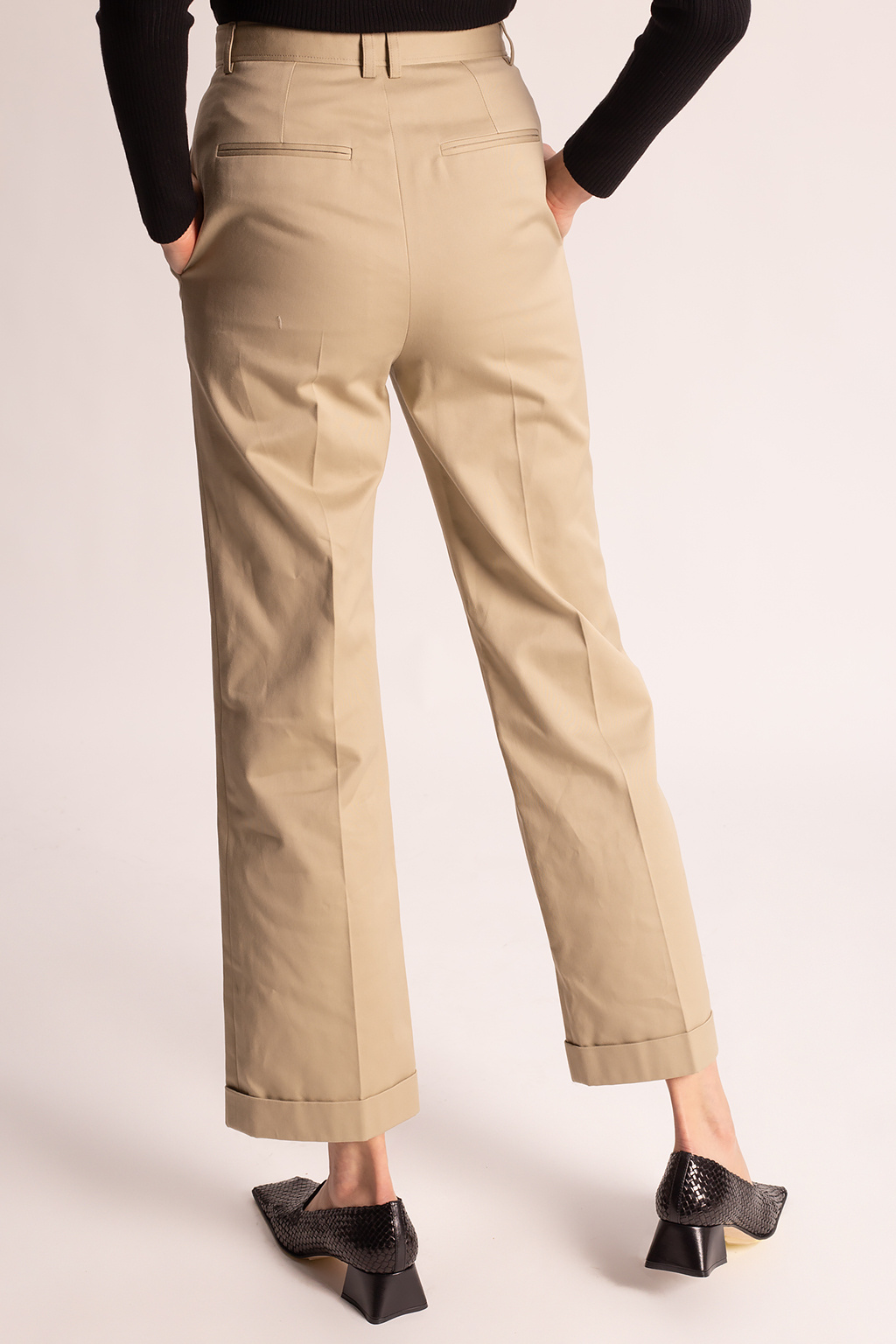 Saint Laurent Trousers with tie detail